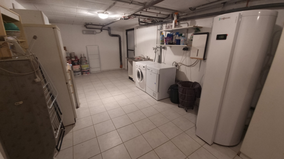 Espace buanderie sous sol